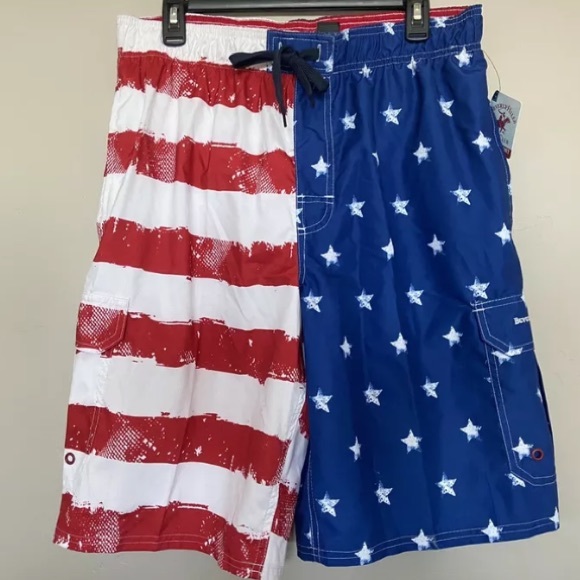 NEW Beverly Hills Hybrid Swim Run Shorts Trunks - Picture 1 of 4